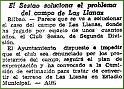Problemas con el campo de Las Llanas. 2-1956.
